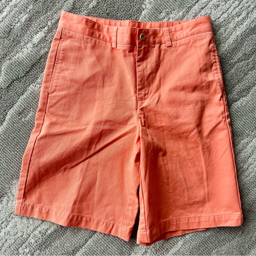 NWOT Vineyard Vines Breaker Coral Pastel Orange Kids Boys Preppy Shorts